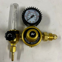 Regulador de Gas Argón con Manómetro y Flujómetro | Para Soldadura MIG y TIG | Conexión Estándar | 1 Año de Garantía miniatura 1