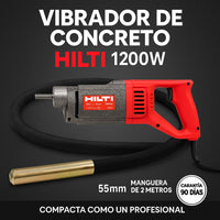 Vibrador de Concreto Industrial tipo HILTI 1200W — Concreto firme, obra segura miniatura 7