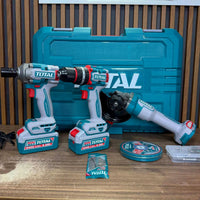 Combo TOTAL 3 en 1 — Taladro 66Nm + Pulidora 1000W + Llave Impacto 400Nm (20V) miniatura 1