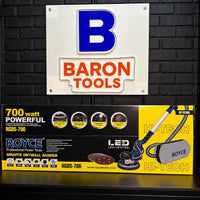 Lijadora de Pared y Techo tipo Jirafa ROYCE 700W – Luz LED 360° y Aspiración de Polvo miniatura 1