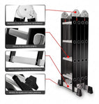 Escalera Multiposiciones de Aluminio Reforzado — 16 Pasos miniatura 5