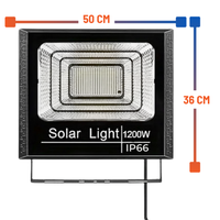 Reflector LED Recargable Solar 1200W – Grande y Potente 1 Año de garantia miniatura 11