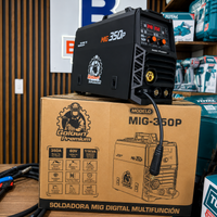 Inversor Inteligente 350A Synergic IA | Potencia Profesional MIG/MMA/TIG + Capacidad 5KG + 2 Años de Garantía miniatura 10