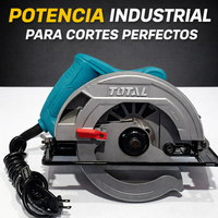 Sierra Circular TOTAL 7 1/4” 1200W – Corte Profesional sin Esfuerzo - 1 AÑO de Garantia miniatura 11