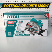 Sierra Circular TOTAL 7 1/4” 1200W – Corte Profesional sin Esfuerzo - 1 AÑO de Garantia miniatura 5