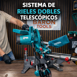 Sierra Ingleteadora Telescópica TOTAL 10” 1800W Industrial miniatura 6