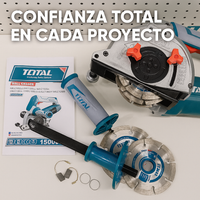 Ranuradora de Pared TOTAL 1500W – Precisión y Potencia para Cortes Profesionales miniatura 9