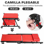 CamillaTipo Z - 2 En 1 Profesional Para Mecánicos – Soporta Hasta 136 Kg miniatura 6
