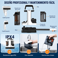 ASPIRADORA 3 EN 1 DE 750W Limpia profundo: succiona, inyecta agua y cepilla Garantía de 1 año miniatura 11