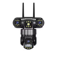 Seguridad Total - Cámara 3 Lentes WIFI Giratorios 360° miniatura 10