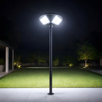 Lámpara Solar UFO 200W · 3 Panel integrado· Control Remoto y Sensor de Movimiento · IP65 · Garantía 1 año miniatura 1
