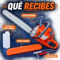 Motosierra tipo Husqvarna 61 XP a Gasolina 61,5 cc — Espada de 70 cm | 1 Año de Garantía miniatura 5
