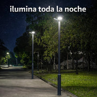 Lámpara Solar UFO 200W · 3 Panel integrado· Control Remoto y Sensor de Movimiento · IP65 · Garantía 1 año miniatura 6