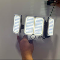 Aplique Solar LED 3 Cabezales con Sensor de Movimiento y Control Remoto miniatura 6