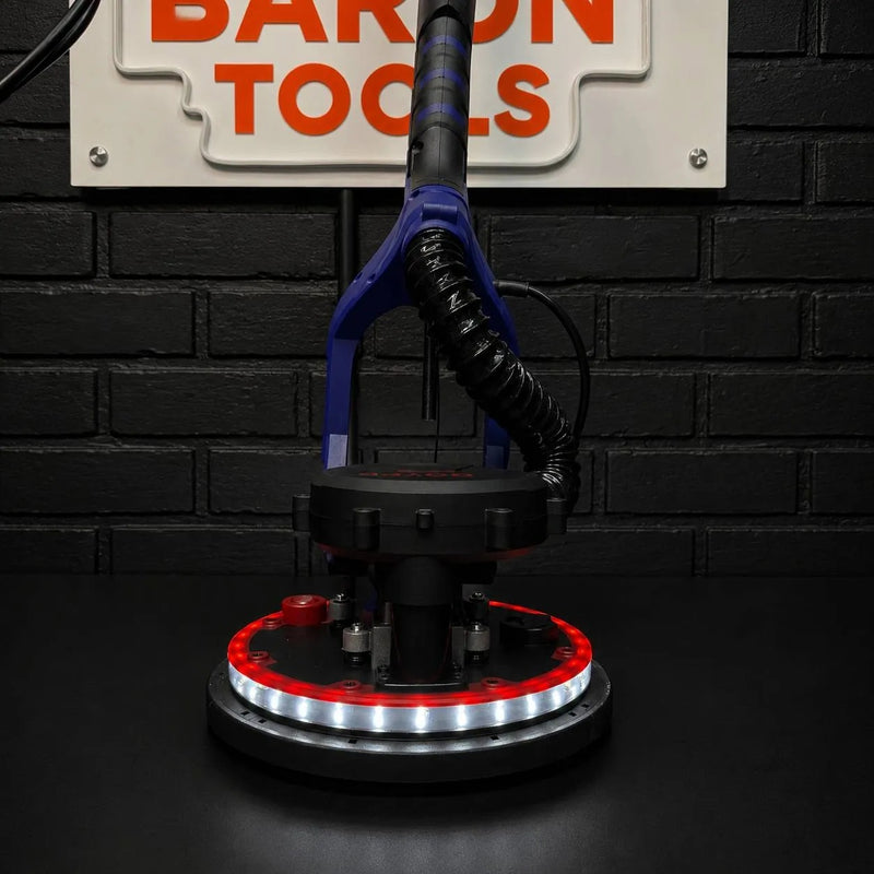 Lijadora de Pared y Techo tipo Jirafa ROYCE 700W – Luz LED 360° y Aspiración de Polvo foto 2