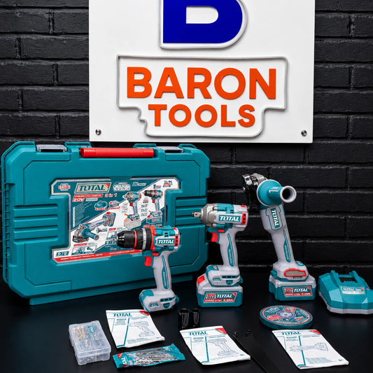 Combo TOTAL 3 en 1 con su maletín y las tres herramientas en el punto Baron Tools