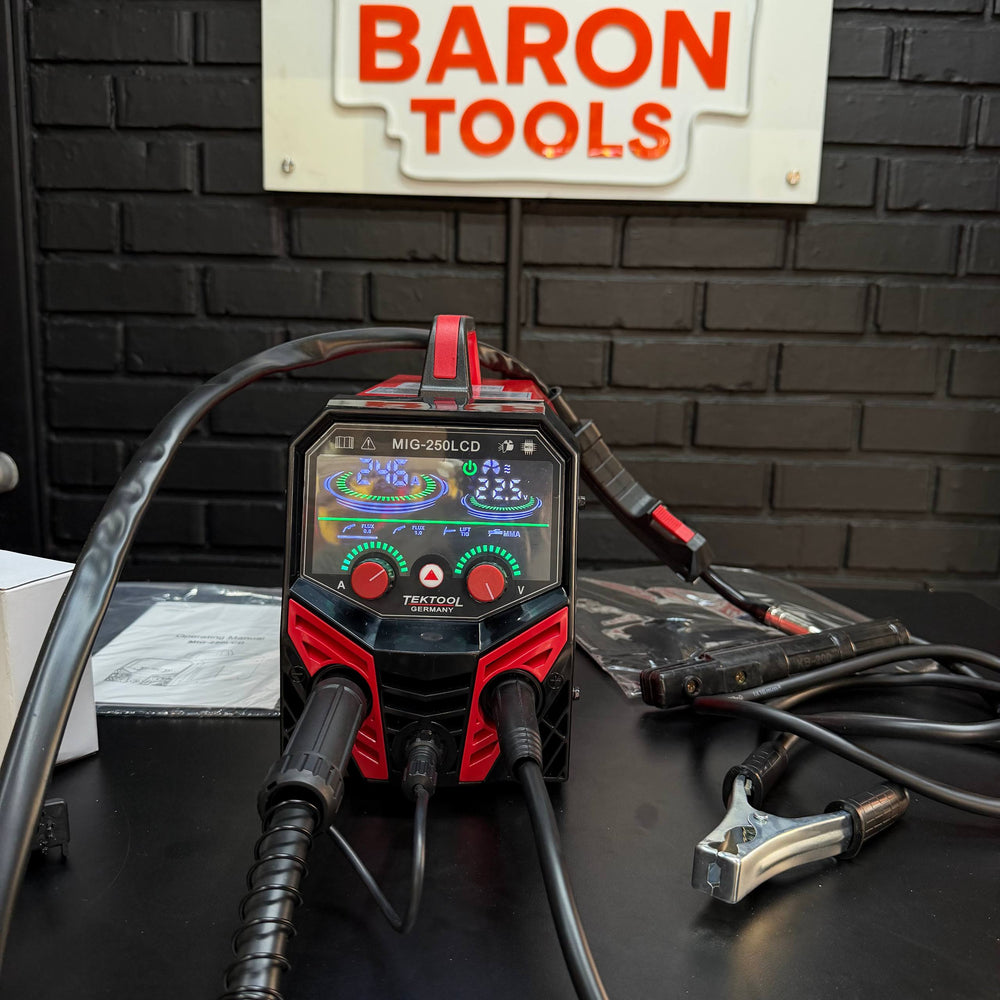 Inversor Multiproceso 3 EN 1  TEKTOOL LCD 250A — MIG · TIG · MMA - 7