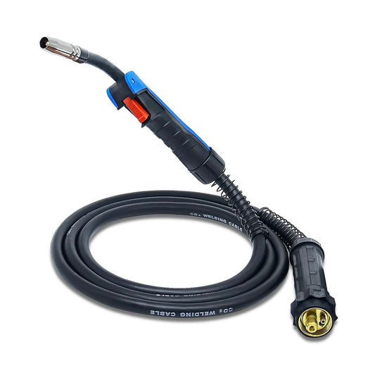 Antorcha MIG/MAG AK25 Industrial 3 m: Antorcha MIG/MAG, AK25 industrial, 3 m, Borne europeo, Hasta 230 A