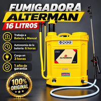 Fumigadora ALTERMAN XKES16 16 L | Batería y Manual | Batería 12V 8Ah | Autonomía hasta 6 h | Tipo Mochila | 1 Año de Garantía miniatura 1