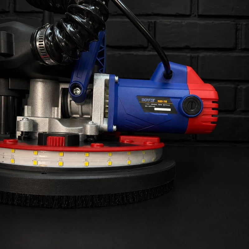 Lijadora de Pared y Techo tipo Jirafa ROYCE 700W – Luz LED 360° y Aspiración de Polvo foto 4