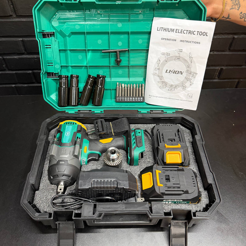 Llave de Impacto Inalámbrica Stone Tools 1000 N·m 1/2" Brushless — 2 Baterías 4.0Ah foto 4