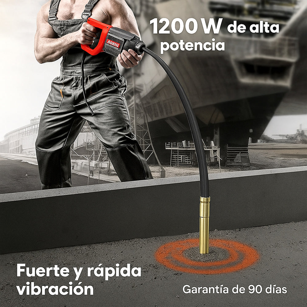 Vibrador de Concreto Industrial tipo HILTI 1200W — Concreto firme, obra segura - 1