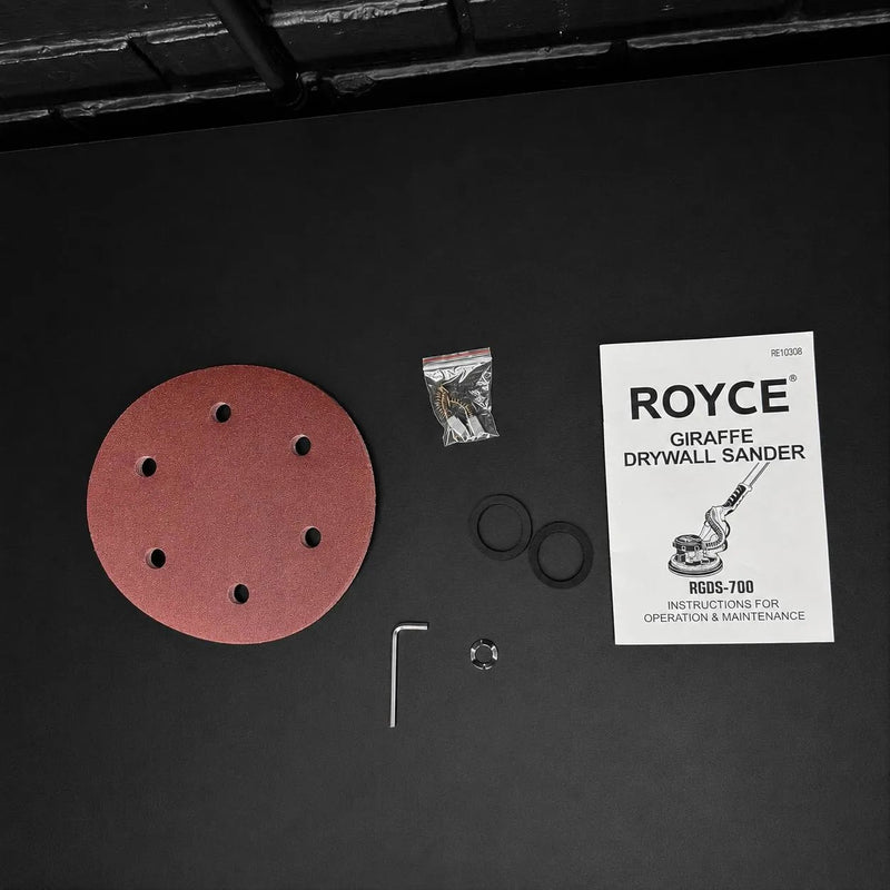 Lijadora de Pared y Techo tipo Jirafa ROYCE 700W – Luz LED 360° y Aspiración de Polvo foto 5