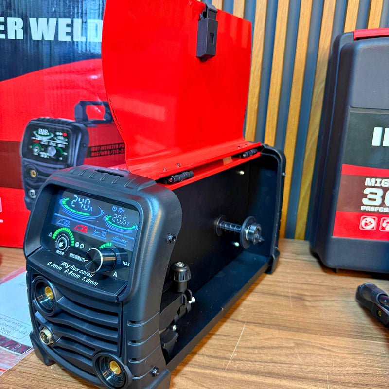 Soldador Inversor MIG 300A Multiproceso 110/220V — MIG + MMA + TIG Lift foto 2