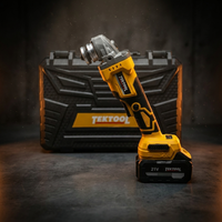 Pulidora 850W Inalámbrica TEKTOOL 4½" 21V — Kit 2 Baterías miniatura 1