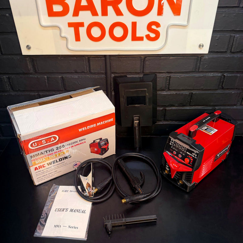 Soldador Inversor VEPSAN MMA/TIG 250A – Borne de Media, Pantalla Digital y VRD foto 5
