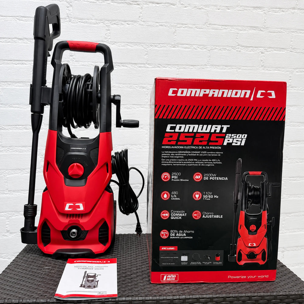 Hidrolavadora Industrial Companion C3 | 2500 PSI – 2500W de Potencia  – 480 L/h de Caudal | 1 Año de Garantía - 8