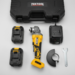 Pulidora Inalámbrica TEKTOOL 4½" 21V — Kit 2 Baterías miniatura 3
