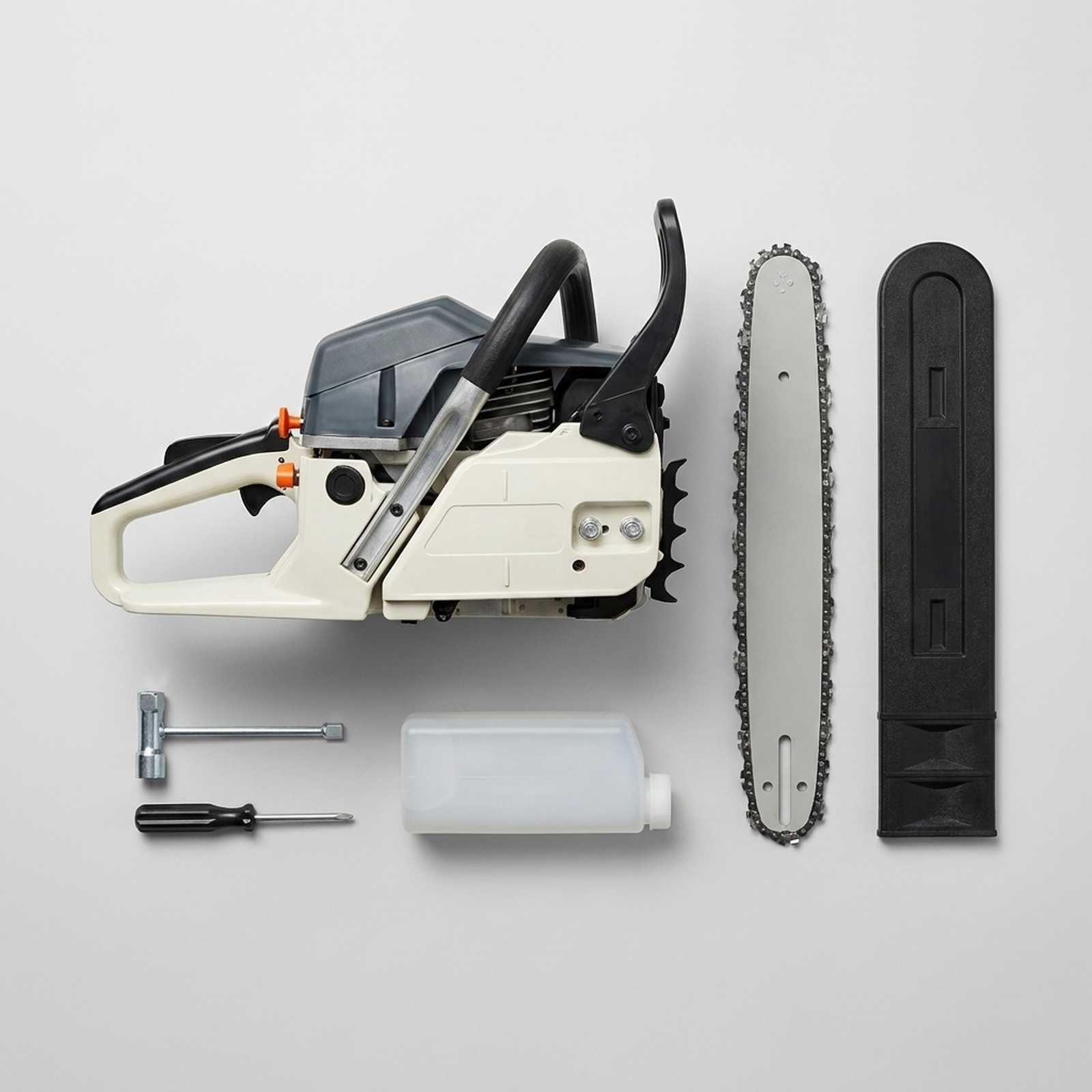 Motosierra TEKTOOL 100cc 4HP — Espada 110cm a Gasolina - Kit completo
