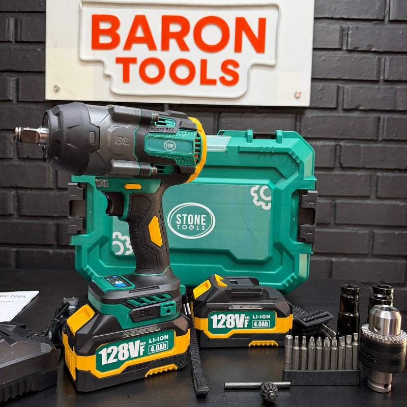 Llave de Impacto Inalámbrica Stone Tools 1000 N·m 1/2" Brushless — 2 Baterías 4.0Ah foto 7