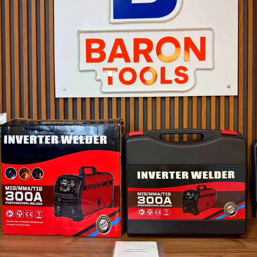 Soldador Inversor MIG 300A Multiproceso 110/220V — MIG + MMA + TIG Lift - 7