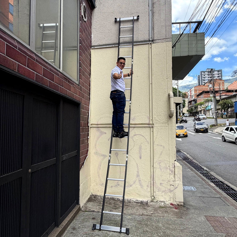 Escalera Multiposiciones de Aluminio Reforzado — 16 Pasos foto 9