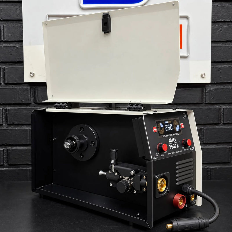 Soldador industrial RX MAX POWER 250 AMP – 5 en 1 MMA/MIG/MAG/MIX/LIFT TIG | Borne europeo | Alambre hasta 5 kg| 2 AÑOS DE GARANTÍA foto 6