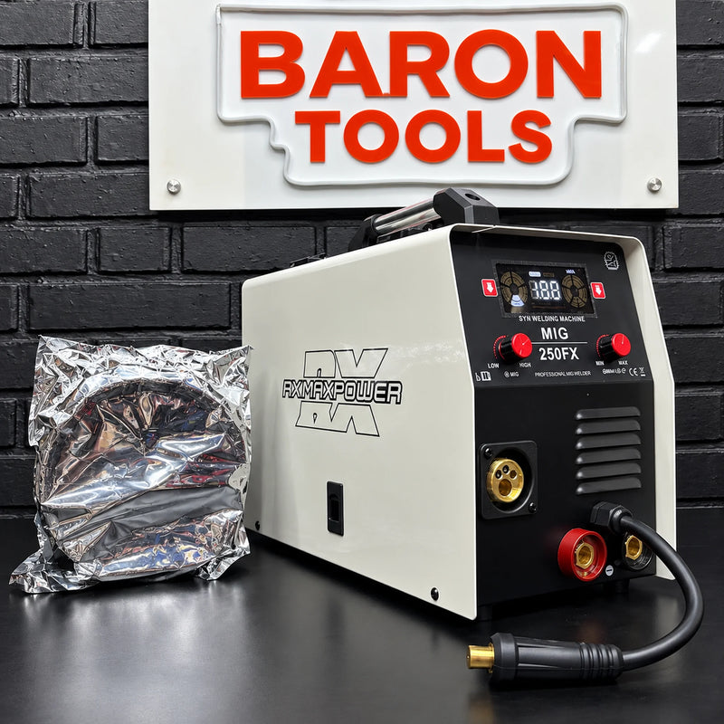 Soldador industrial RX MAX POWER 250 AMP – 5 en 1 MMA/MIG/MAG/MIX/LIFT TIG | Uso intensivo | Borne europeo | Alambre hasta 5 kg | Suelda 7018 | 2 AÑOS DE GARANTÍA foto 5