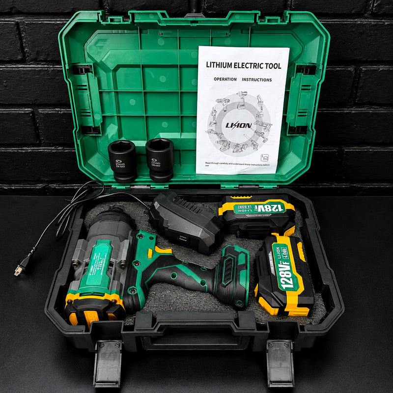 Llave de Impacto Inalámbrica STONE TOOLS 1500 Nm 3/4" Brushless – 2 Baterías 4.0Ah y Maletín foto 7