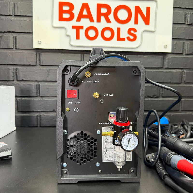 Soldador Multiproceso tipo Miller 5 en 1 MMCT-350S | MIG · Flux · TIG HF · MMA · Corte Plasma | 110/220 V | 1 Año de Garantía foto 7