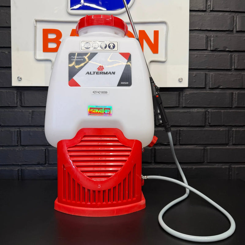 Fumigadora a Batería ALTERMAN XKES20 20 L | Batería 12V 12Ah | Caudal 4 L/min | Tipo Mochila | 1 Año de Garantía foto 7