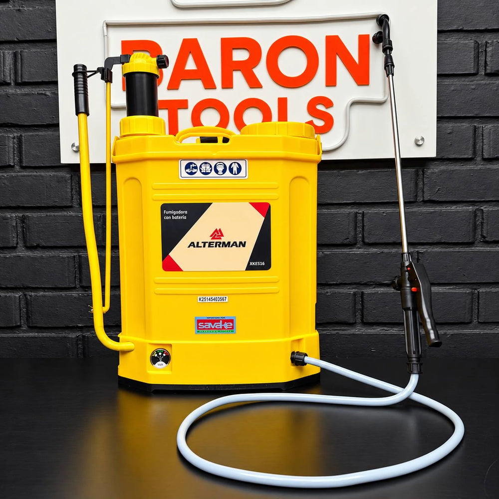 Fumigadora ALTERMAN XKES16 16 L | Batería y Manual | Batería 12V 8Ah | Autonomía hasta 6 h | Tipo Mochila | 1 Año de Garantía - 7