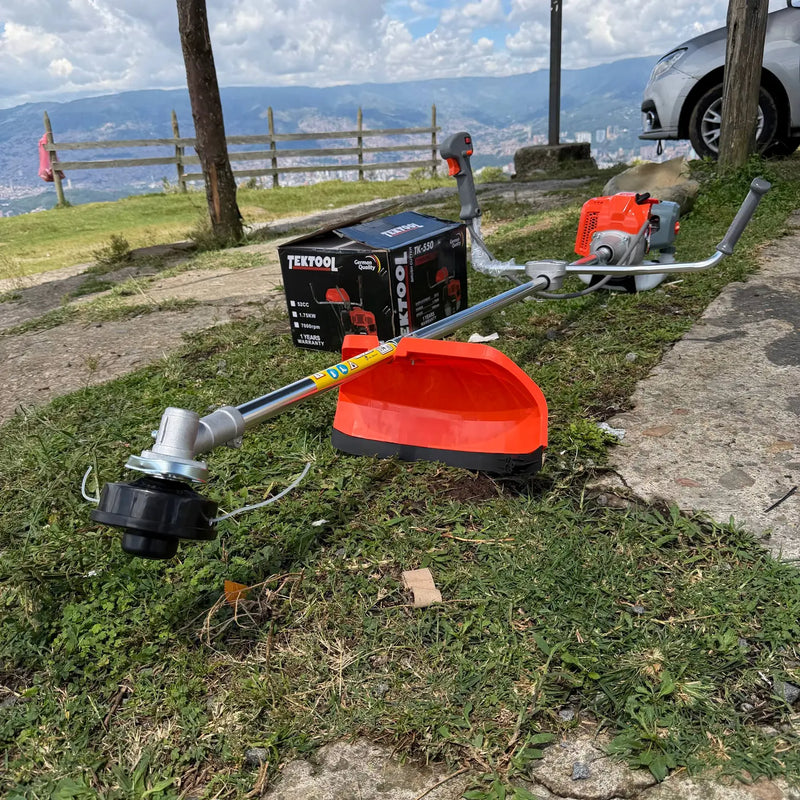 Guadaña Desbrozadora TEKTOOL TK-550 a Gasolina 52cc — 1.75 kW y 7.000 RPM | Manillar Tipo Bicicleta y 1 Año de Garantía foto 8