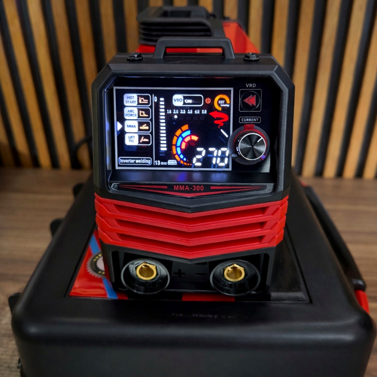 Soldador Inversor RX Max Power MMA 275A 110V/220V — Inverter Welder Mini Portátil - Kit completo