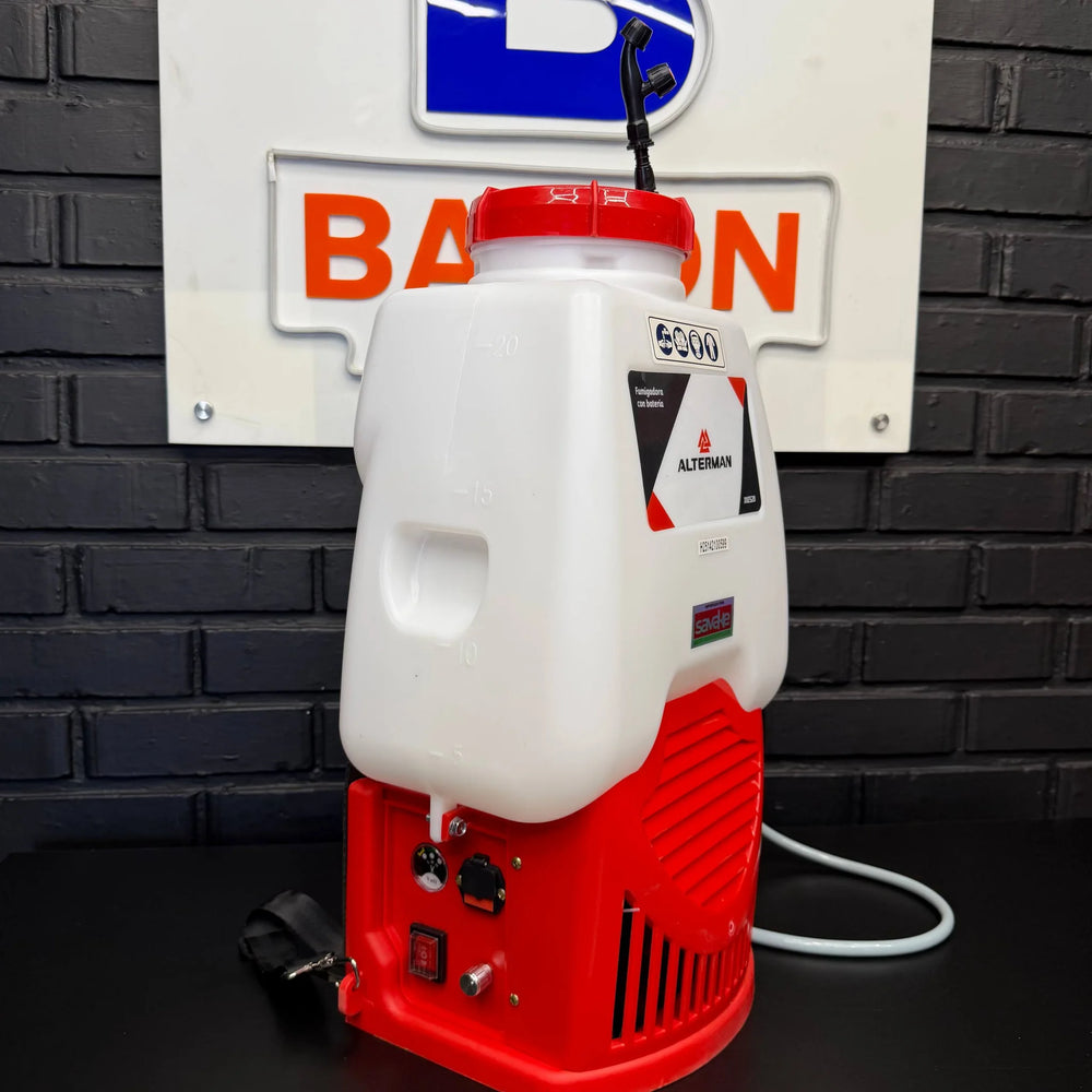 Fumigadora a Batería ALTERMAN XKES20 20 L | Batería 12V 12Ah | Caudal 4 L/min | Tipo Mochila | 1 Año de Garantía - 8