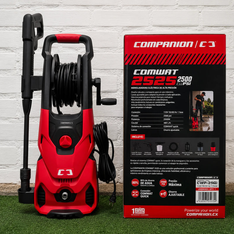 Hidrolavadora Industrial Companion C3 | 2500 PSI – 2500W de Potencia  – 480 L/h de Caudal | 1 Año de Garantía foto 10