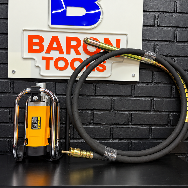 Vibrador de Concreto Industrial tipo DeWALT 2800W ZIN-160 | Manguera de 6 m | 110 V | 4.300 r/min | 1 Año de Garantía foto 9
