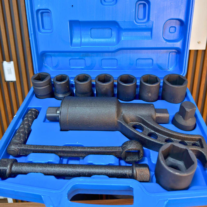 Multiplicador de Fuerza Industrial – 4800Nm | Kit Completo con Copas, Adaptador y Maletín foto 1