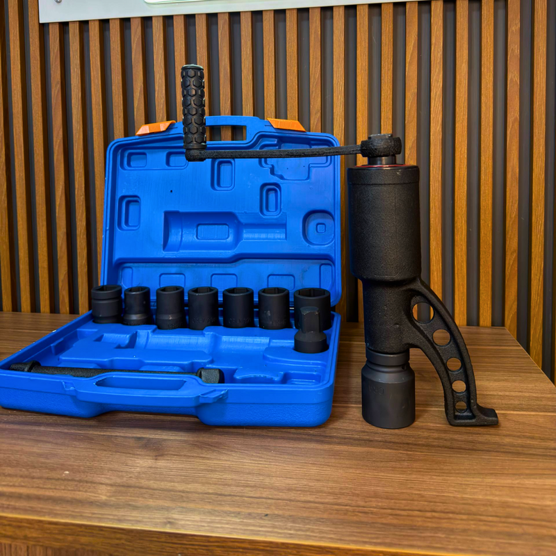 Multiplicador de Fuerza Industrial – 4800Nm | Kit Completo con Copas, Adaptador y Maletín foto 7