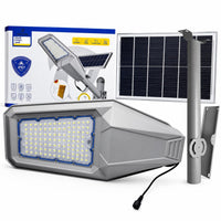 Lámpara Solar Jortan 400W para Exterior – IP67 con Panel y Control Remoto miniatura 7